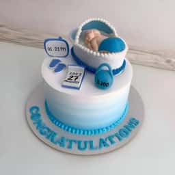 Welcome Baby Details Cake