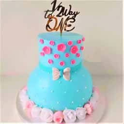 Half Birthday Doll Theme Cake