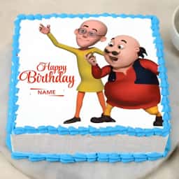 Motu Patlu Cream Cake