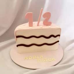 Simple Half Birthday Cake