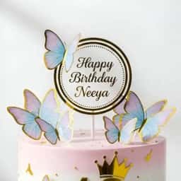 Butterfly Cream Cake