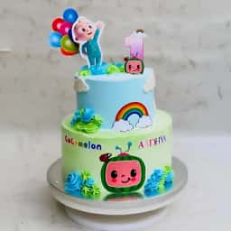 Cocomelon Cutout Cake