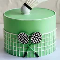 Badminton Theme Cake