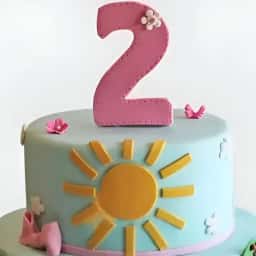 2 Tier Peppa Pig Cake
