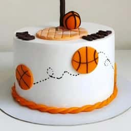 Basketball Theme Cake