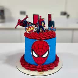 Spiderman 1st Birthday Cake