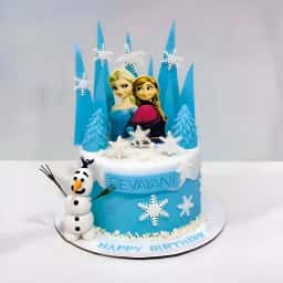 Frozen Princess Cake