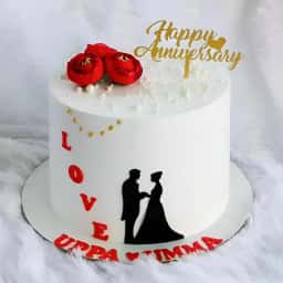 Couple Anniversary Cake