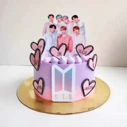 BTS Army Theme Cake