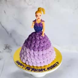 Barbie Doll Cake