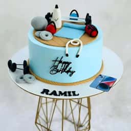 Gym Theme Cake