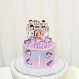 BTS Boys Themed Cake