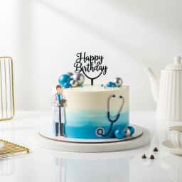 Simple Doctor Theme Cake