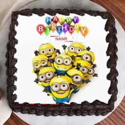 Tempting Minion Chocolate Cake