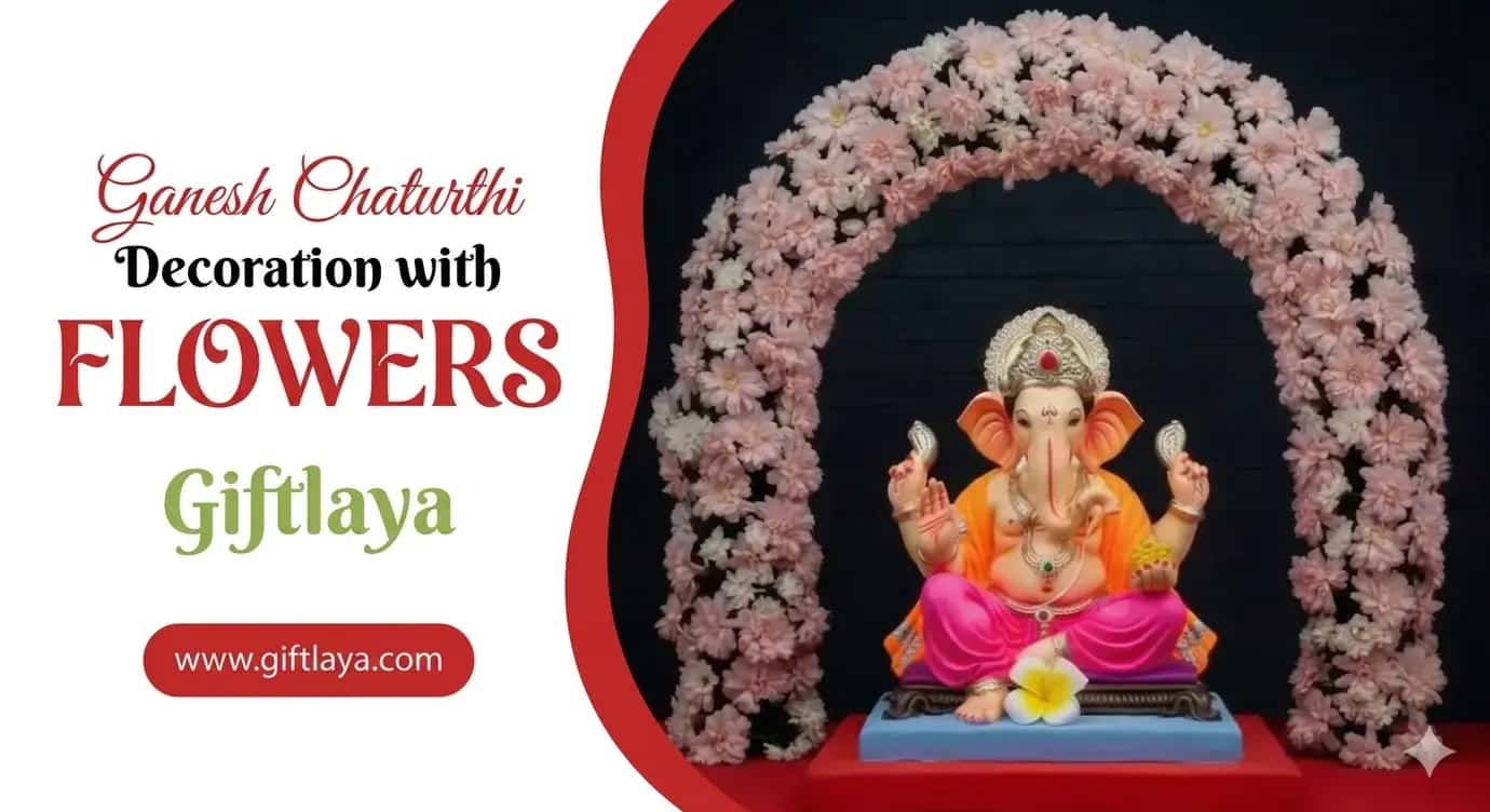 Ganesh Chaturthi Decoration Ideas with Flowers