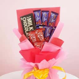 Cute Chocolate Bouquet for Girlfriend