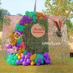 Mundan Ceremony Backdrop