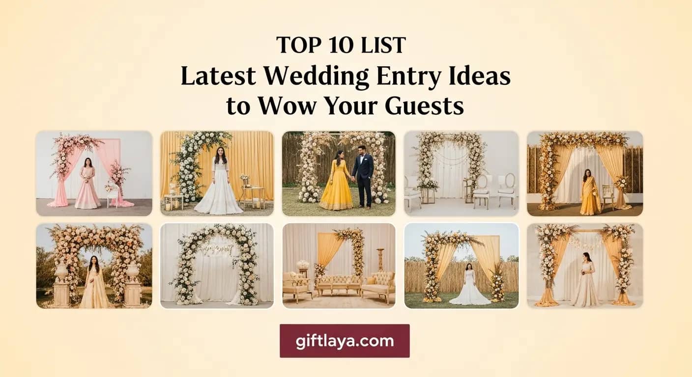 Top 10 Latest Wedding Entry Ideas to Wow Your Guests