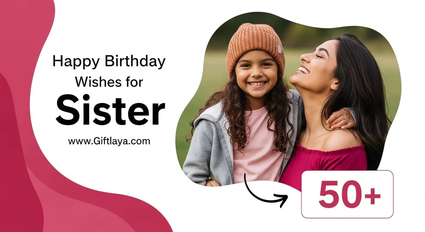 Heart Touching Happy Birthday Wishes for Sister