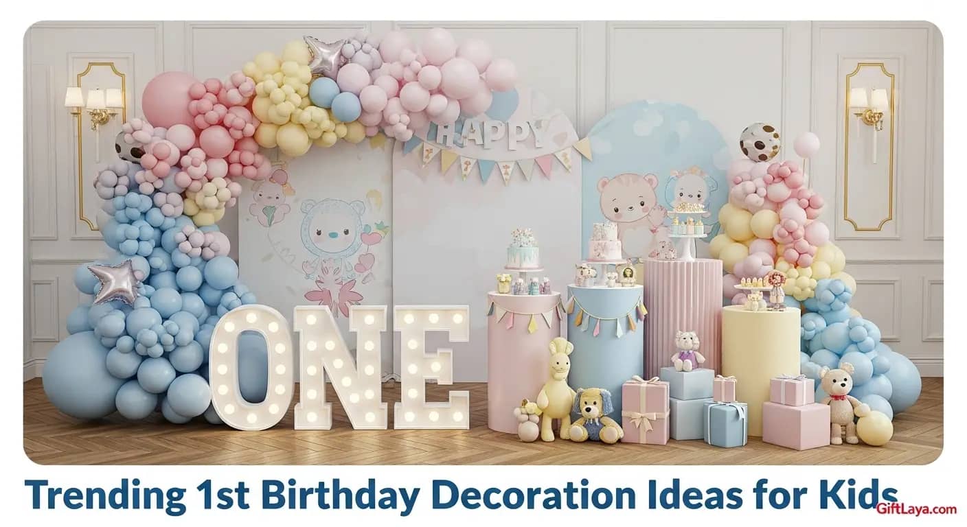 Trending 1st Birthday Decoration Ideas for Kids