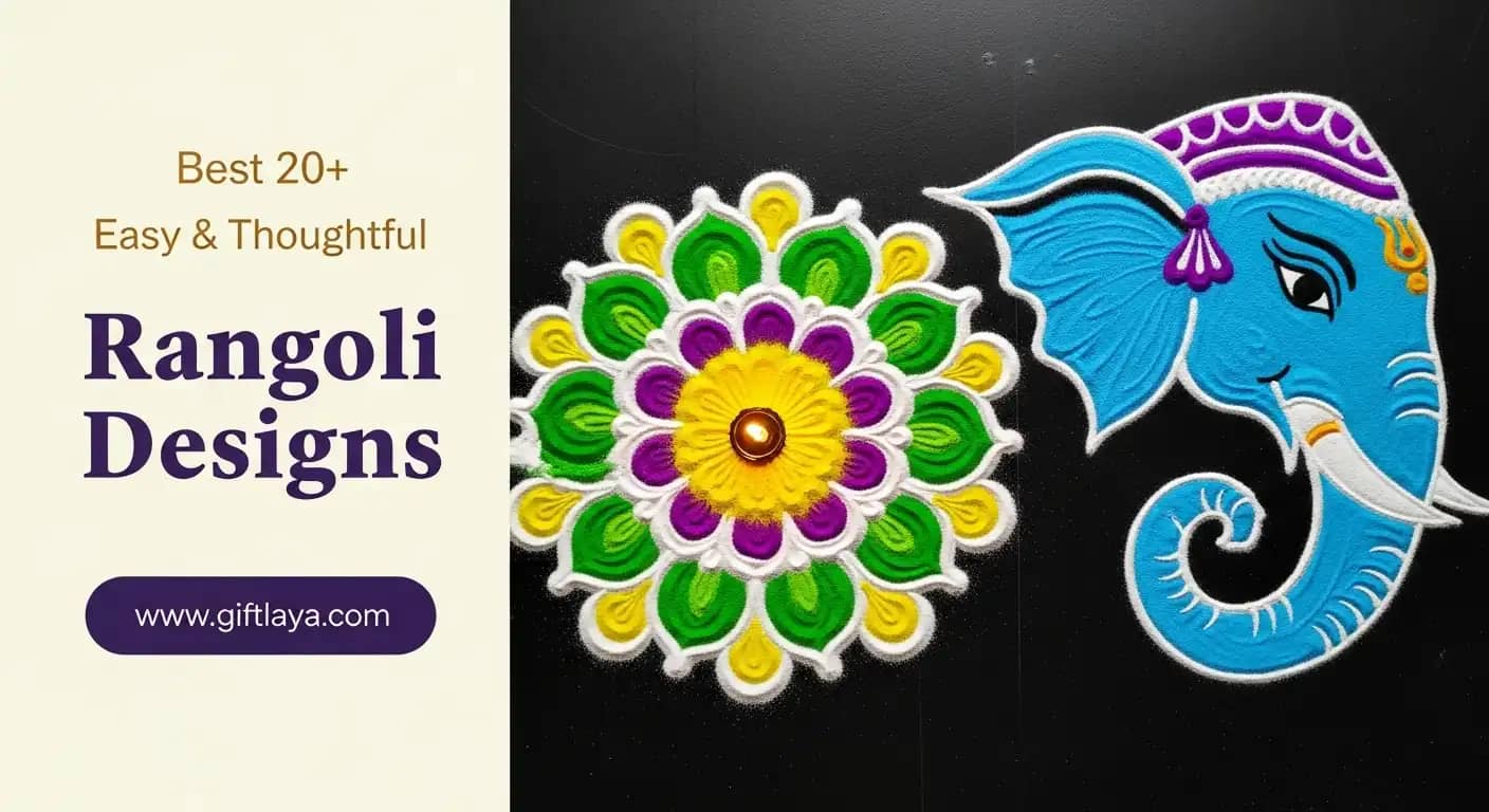 20+ Easy and Thoughtful Rangoli Design Ideas