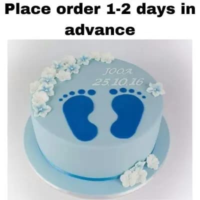 Welcome Cake For Baby Boy