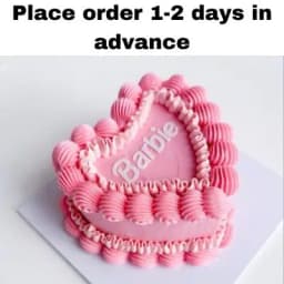 Barbie Heart Cake
