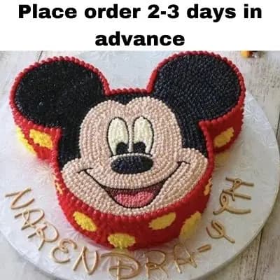 Mickey Mouse Theme Cake