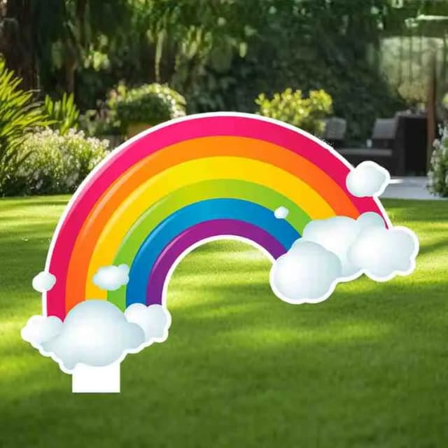 Rainbow Cut out