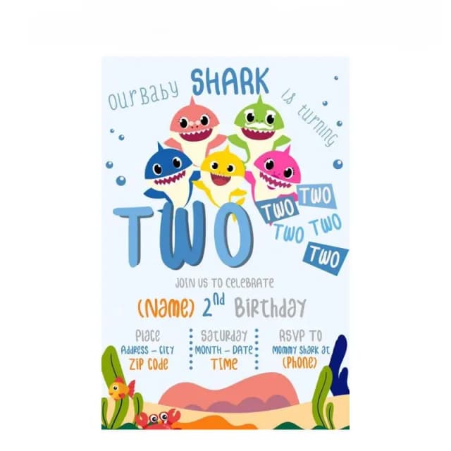 Baby Shark E-Invite
