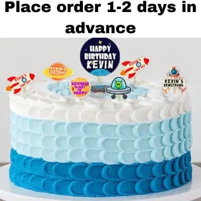 Blue Space Cake