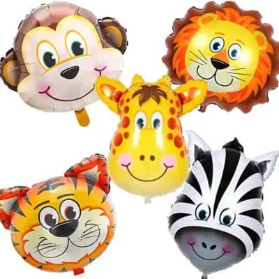 Jungle Theme Foil Set (5 pcs)