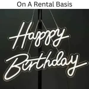 Happy Birthday Neon Light