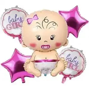 Baby Girl Foil Set (5 pcs)
