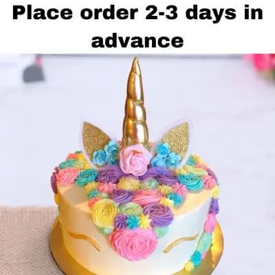 Simple Unicorn Cake