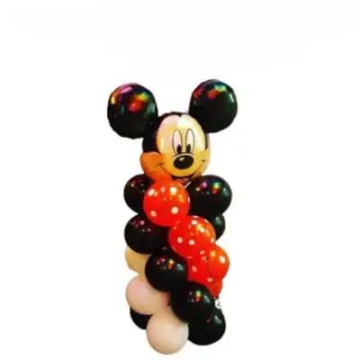 Mickey Foil on Balloon Pillar