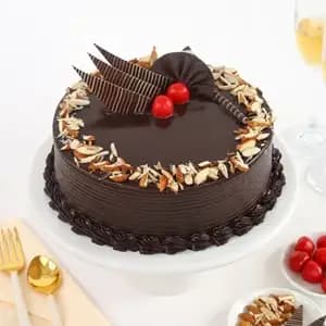 Chocolate Almond Half Cake