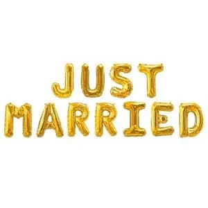Just Married Foil