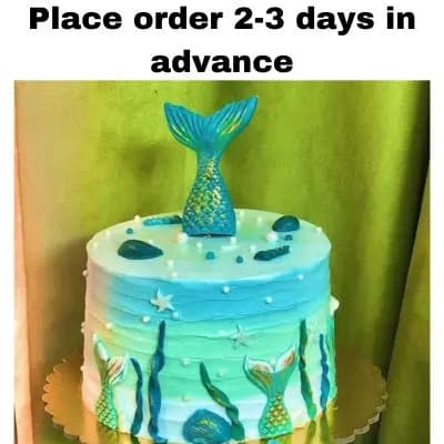 Mermaid Theme Cake