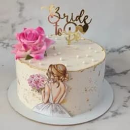 Floral Bachelors Cake