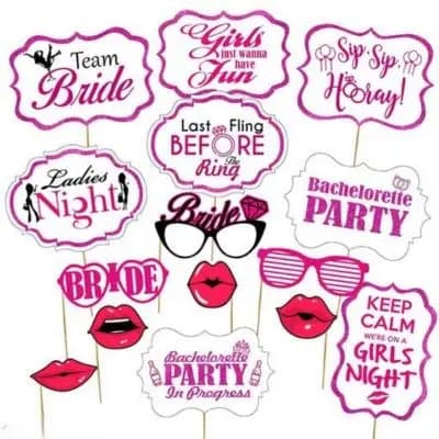Bride To Be Props (10 pcs)