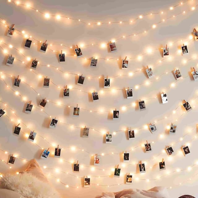 12 Photos with Fairy Light