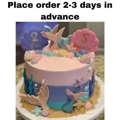 Mermaid Birthday Cake