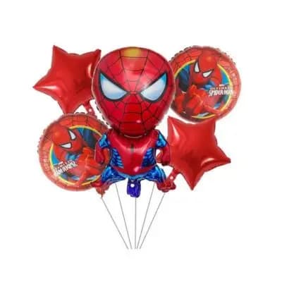 Spider Man Theme Foil Set (5 pcs)