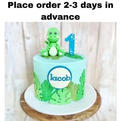 Dinosaur birthday Cake