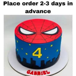 Spiderman Birthday Cake