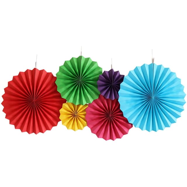 Paper Fan (6 pcs)