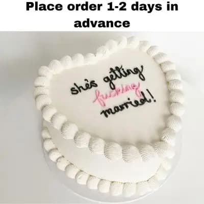 Bride Bachelorette Cake