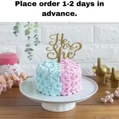Simple Baby Shower Cake