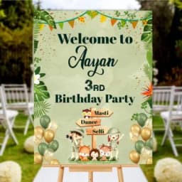Jungle Welcome Board